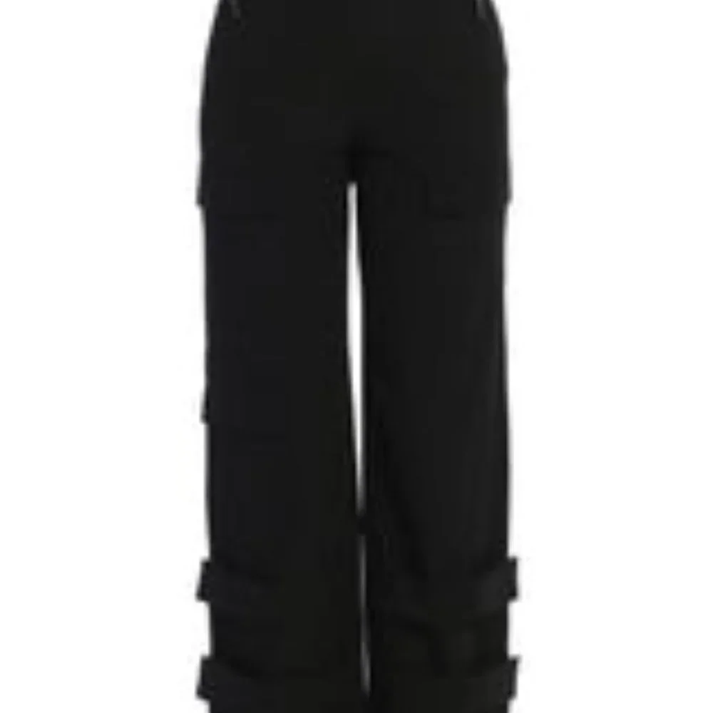 JLUX LABEL BLACK NYAH NYLON UTILITY PANTS - Picture 4 of 4